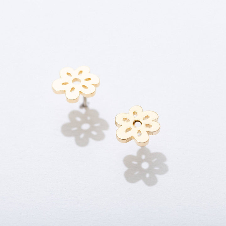 Larissa Loden - Little Polkadot Flower Stud Earrings - Merry Piglets