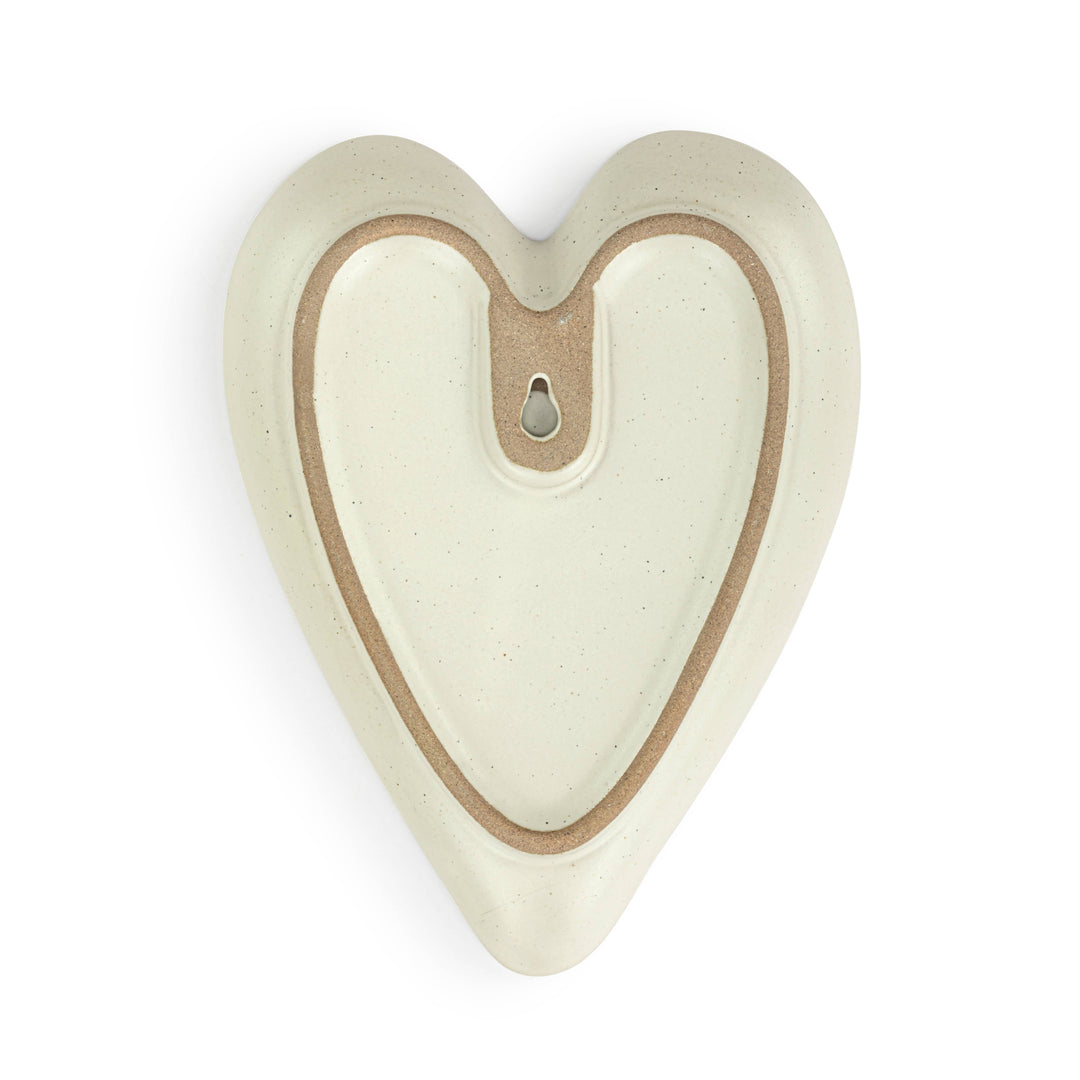 White + Blue Heart Spoon Rest
