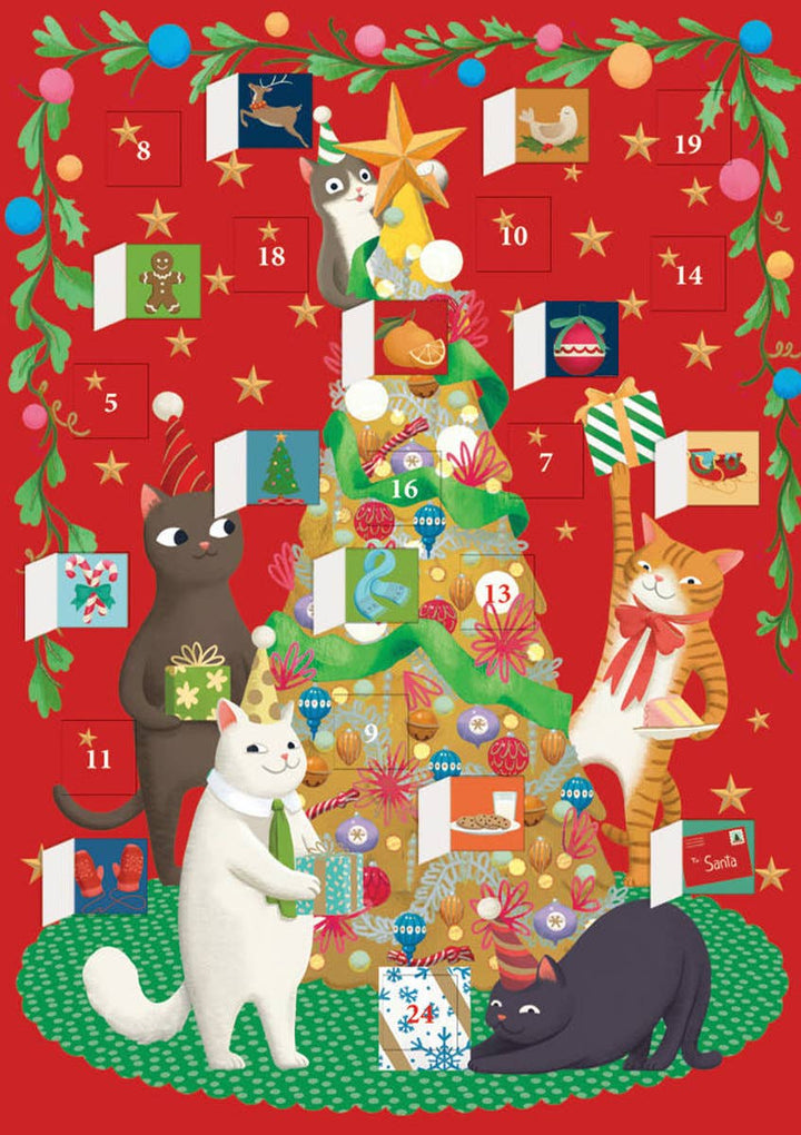 Meow Factor Advent Calendar Greeting Card