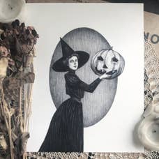 Witch Print Only 8x10 (No Frame)