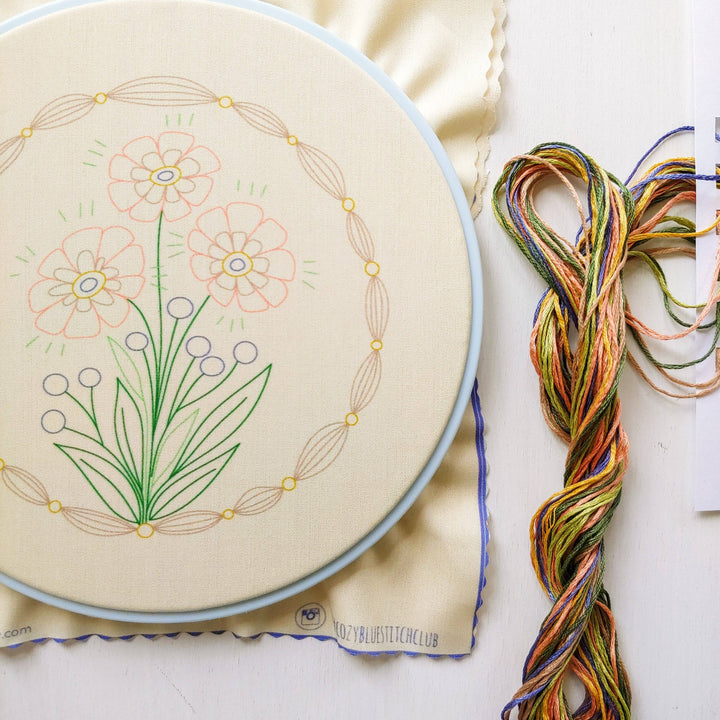 True Bloom Embroidery Kit