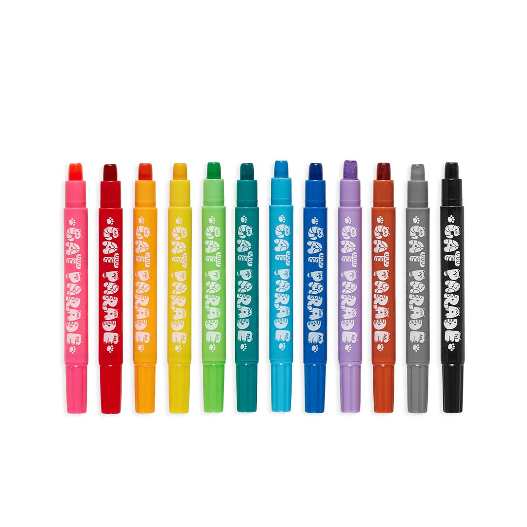 Cat Parade Gel Crayons - Merry Piglets