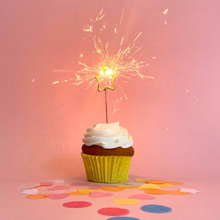 Gold Star Sparkler Celebrate Card