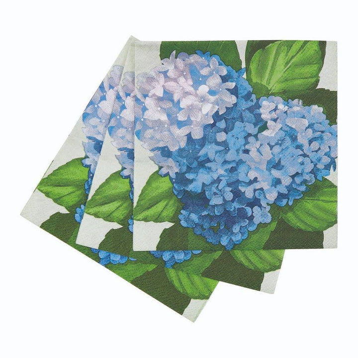 Blue Hydrangea Paper Napkins