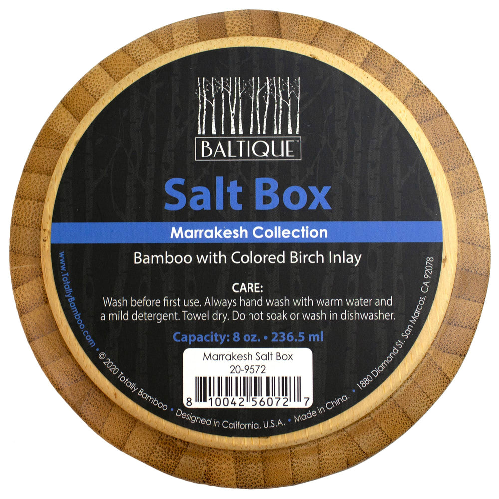 Totally Bamboo - Baltique® Marrakesh Collection Salt Box - Merry Piglets
