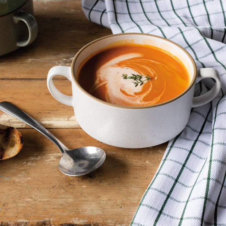 White Soup Bowl