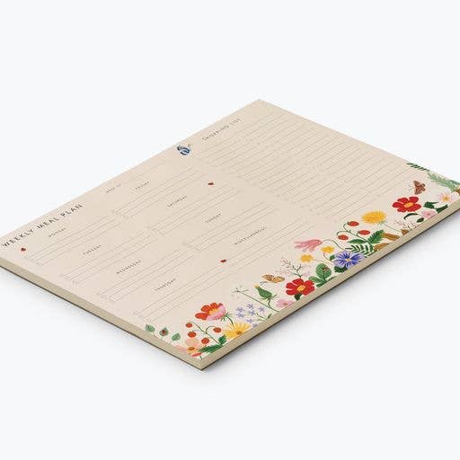 Strawberry Fields Meal Planner Notepad - Merry Piglets