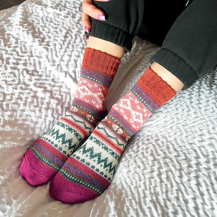Retro Chevron Socks