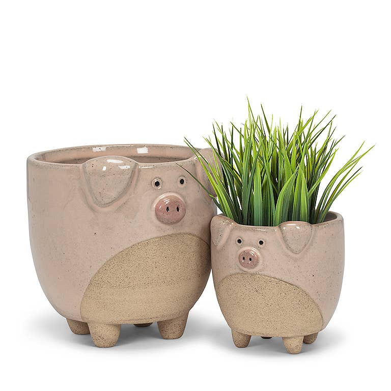 Pig Planter - small - Merry Piglets