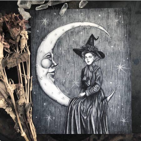 Witch Print Only 8x10 (No Frame)