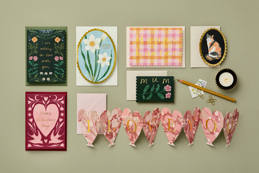 Calico Cat Mini Greeting Card