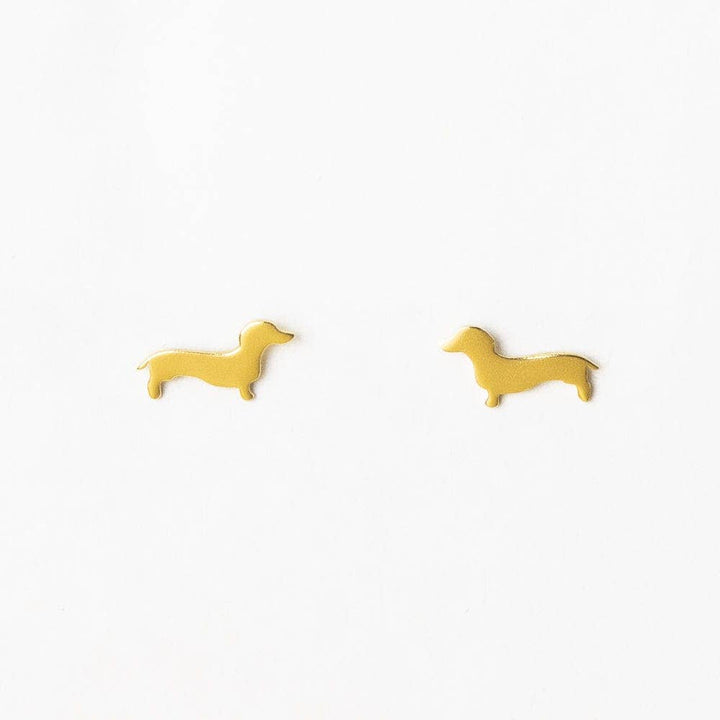 Alice Dachshund Post Earrings