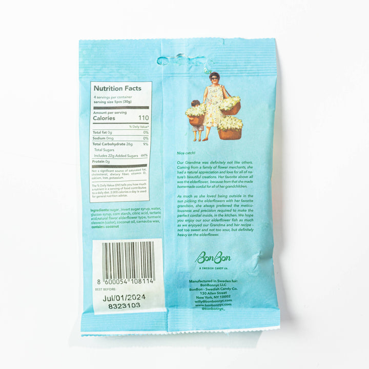 Sour Elderflower Fish Swedish Candy