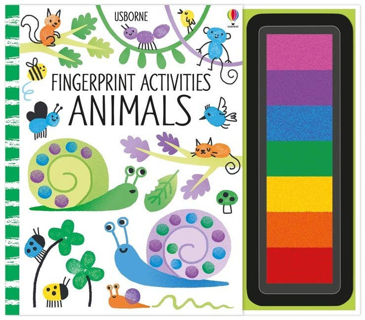 Animals Fingerprint Activity Book