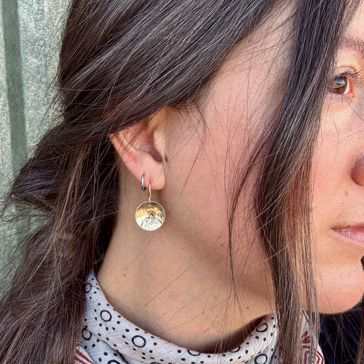 Gold Forest Cove Earrings