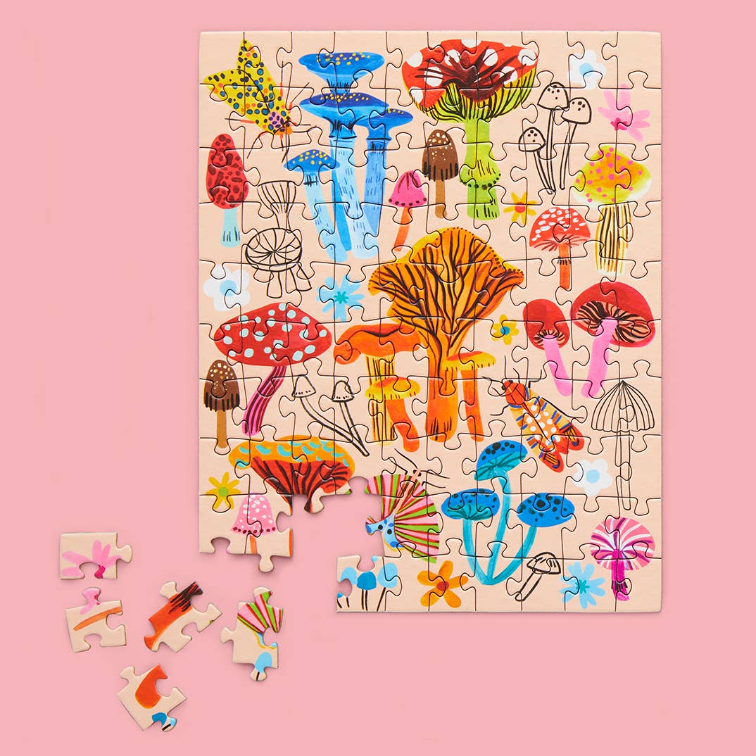 Mushroom Patch 100 Piece Puzzle Snax