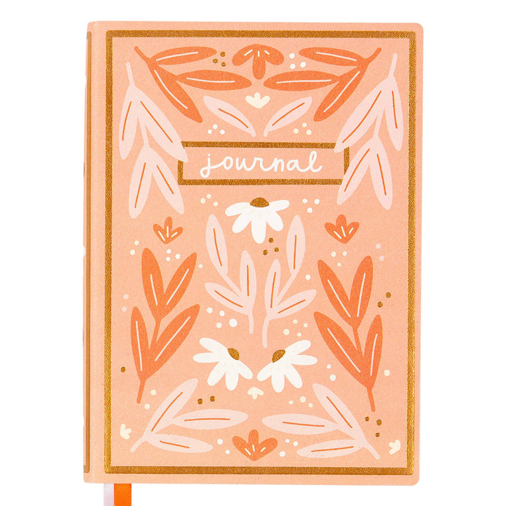 Pink Floral Journal