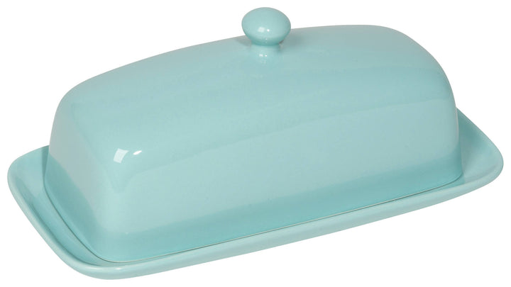 Eggshell Blue Butter Dish