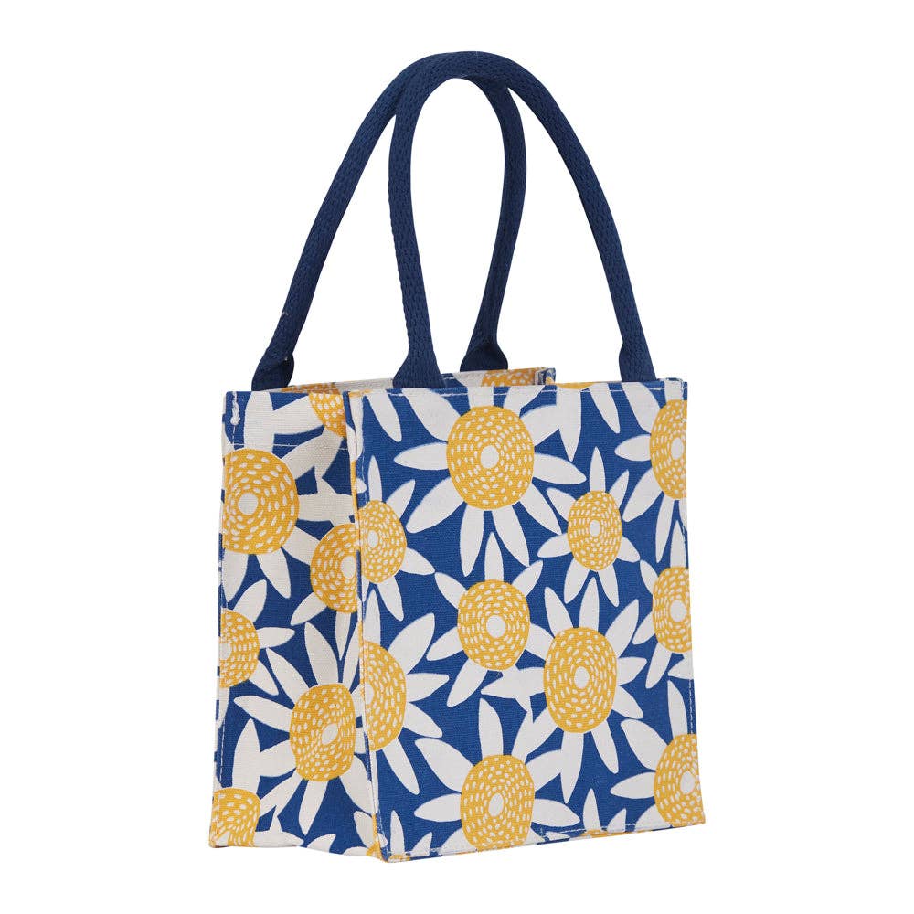 Straw Sunflower Reusable Gift Bag