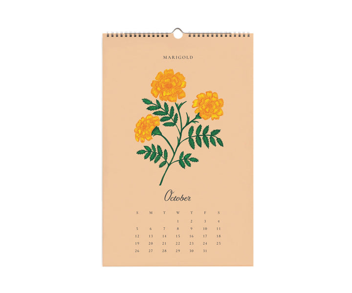 2025 Say It With Flowers Wall Calendar