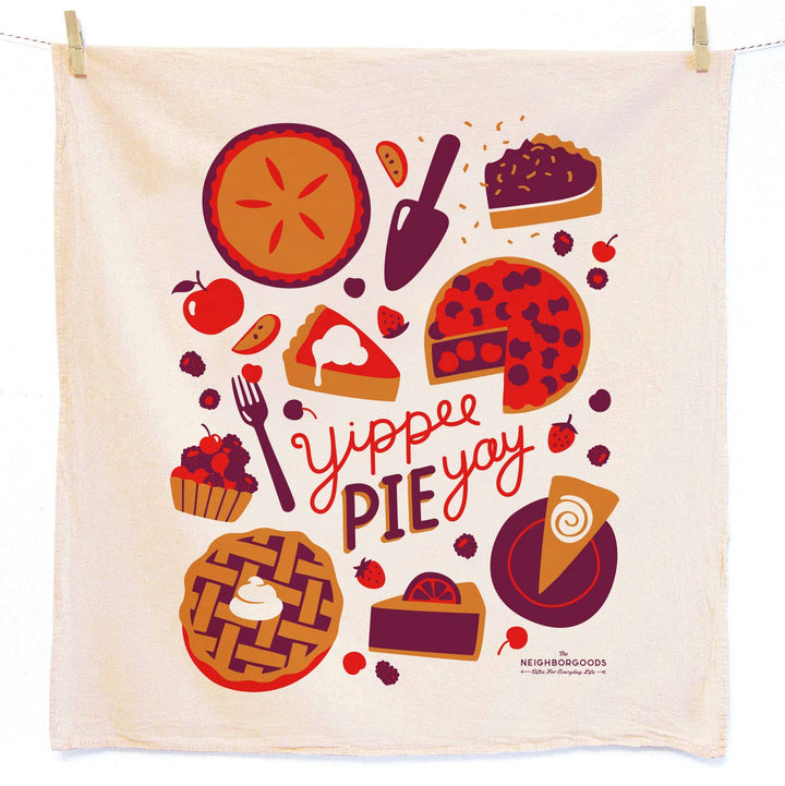 Yippee Pie Yay - Dish Towel Set of 3 - Merry Piglets