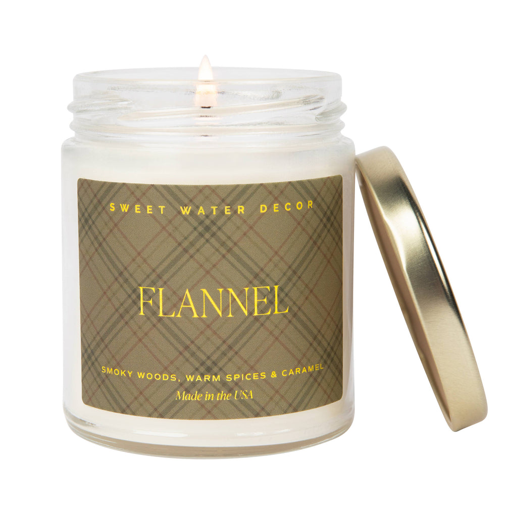 Flannel 9 oz Soy Candle - Merry Piglets