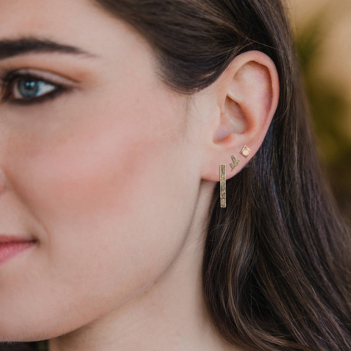 Stud Earrings Trio Set