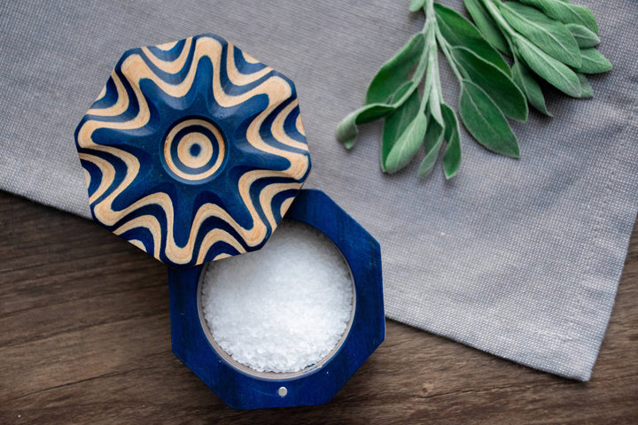 Blue Pakka Salt Cellar