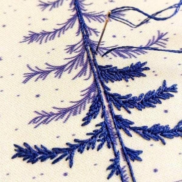 Moonlight Pine Embroidery Kit