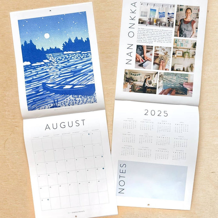 Nan Onkka 2025 Wall Calendar