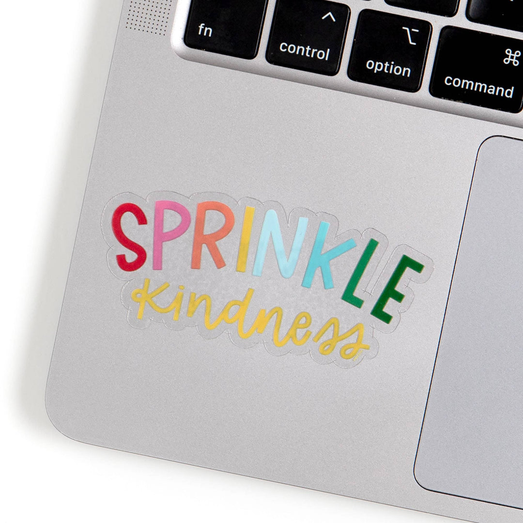 Sprinkle Kindness Clear Decal Sticker