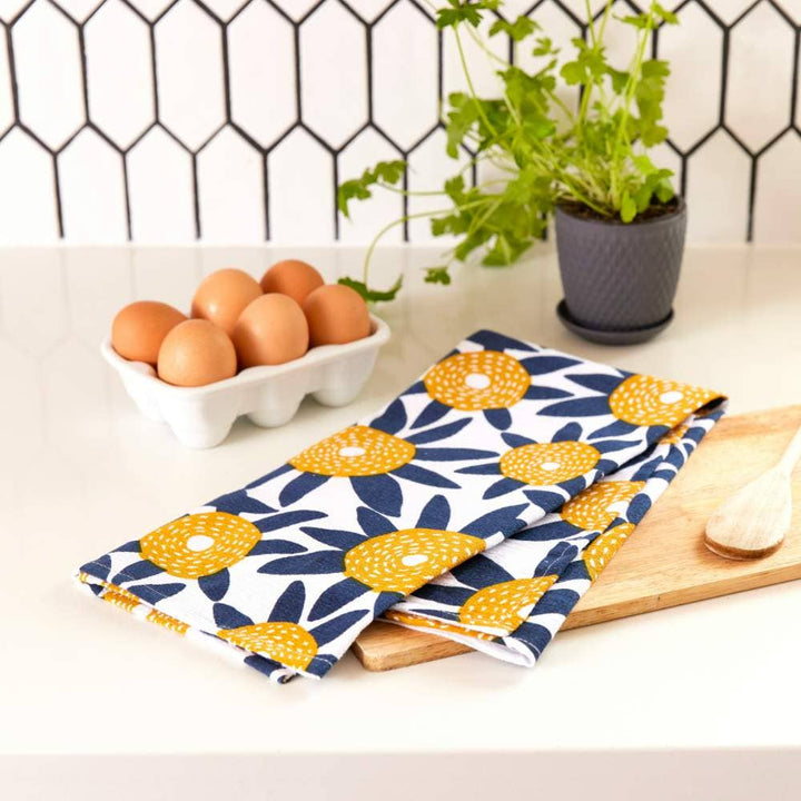 Field of Flowers Cotton Kitchen Towel Set