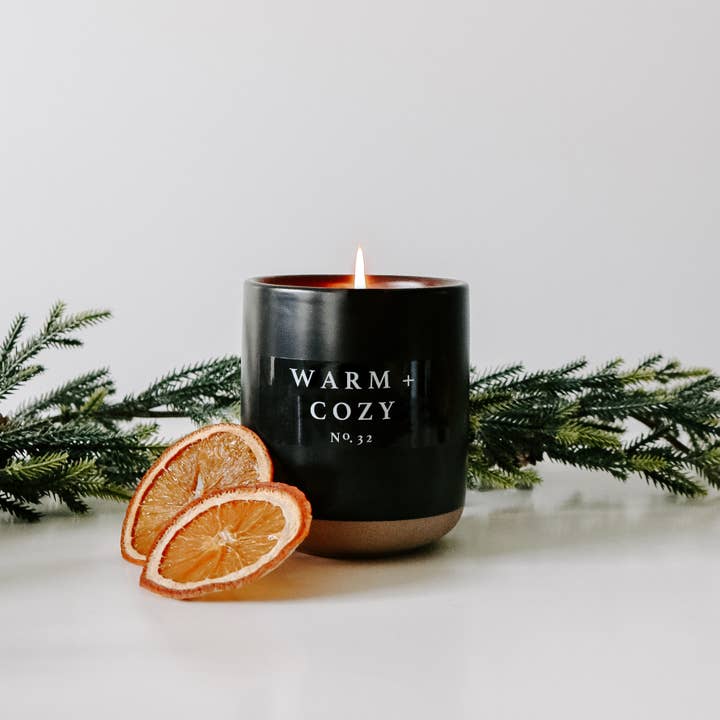 Warm + Cozy Soy Candle - Merry Piglets