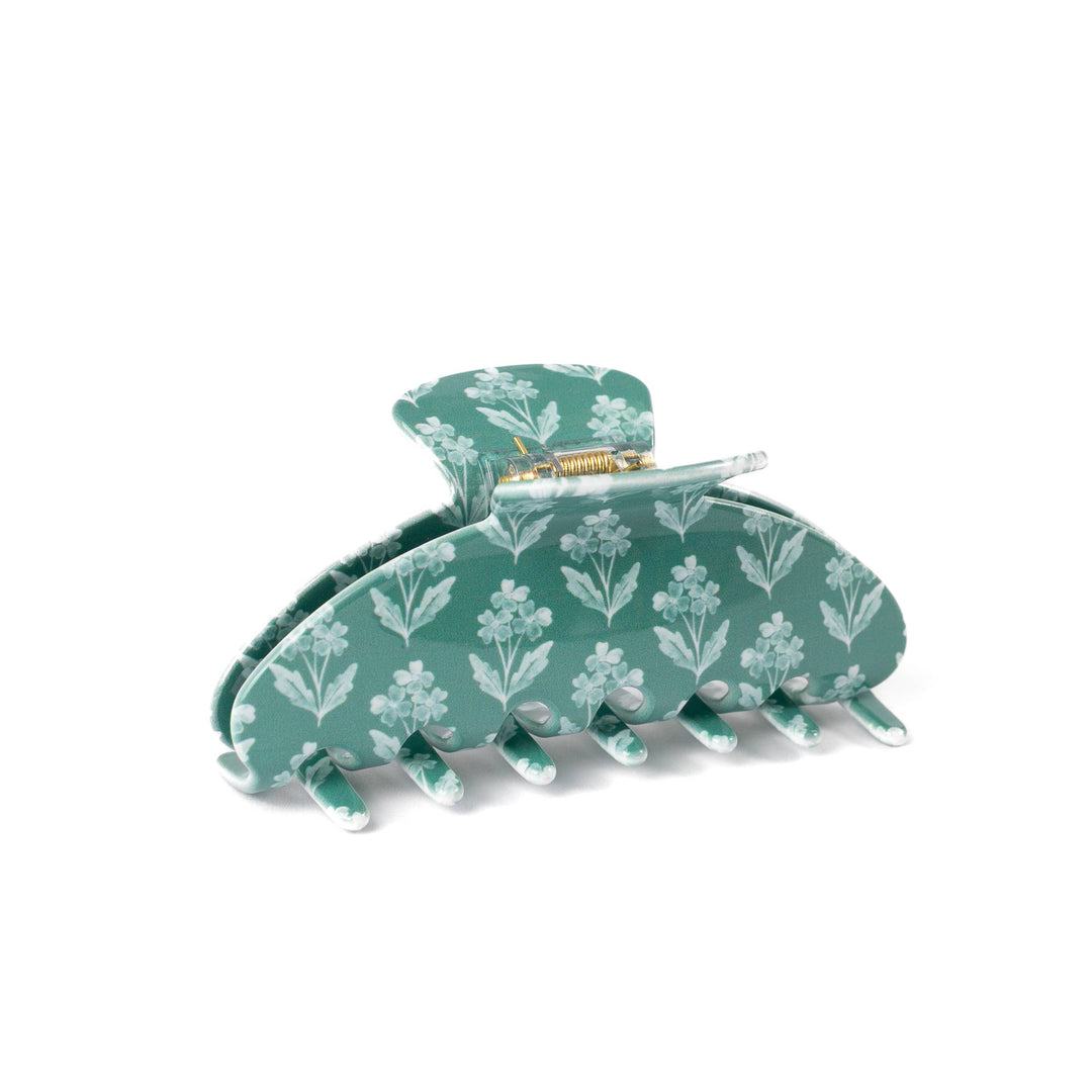 Forget Me Not Sage Claw Clip