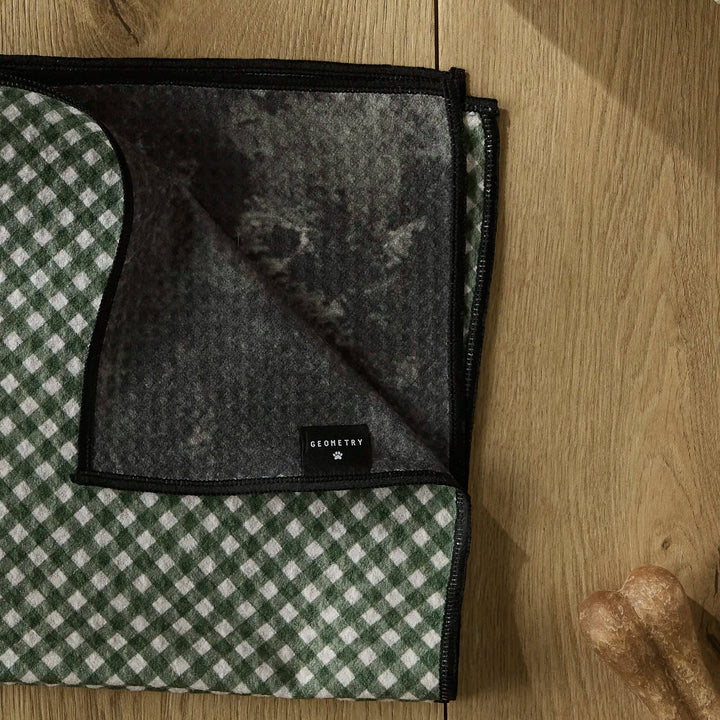 Bramble Green Paw Towel