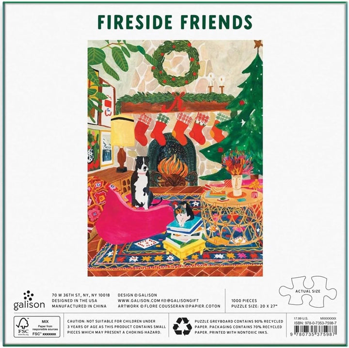 Fireside Friends 1000 Piece Puzzle