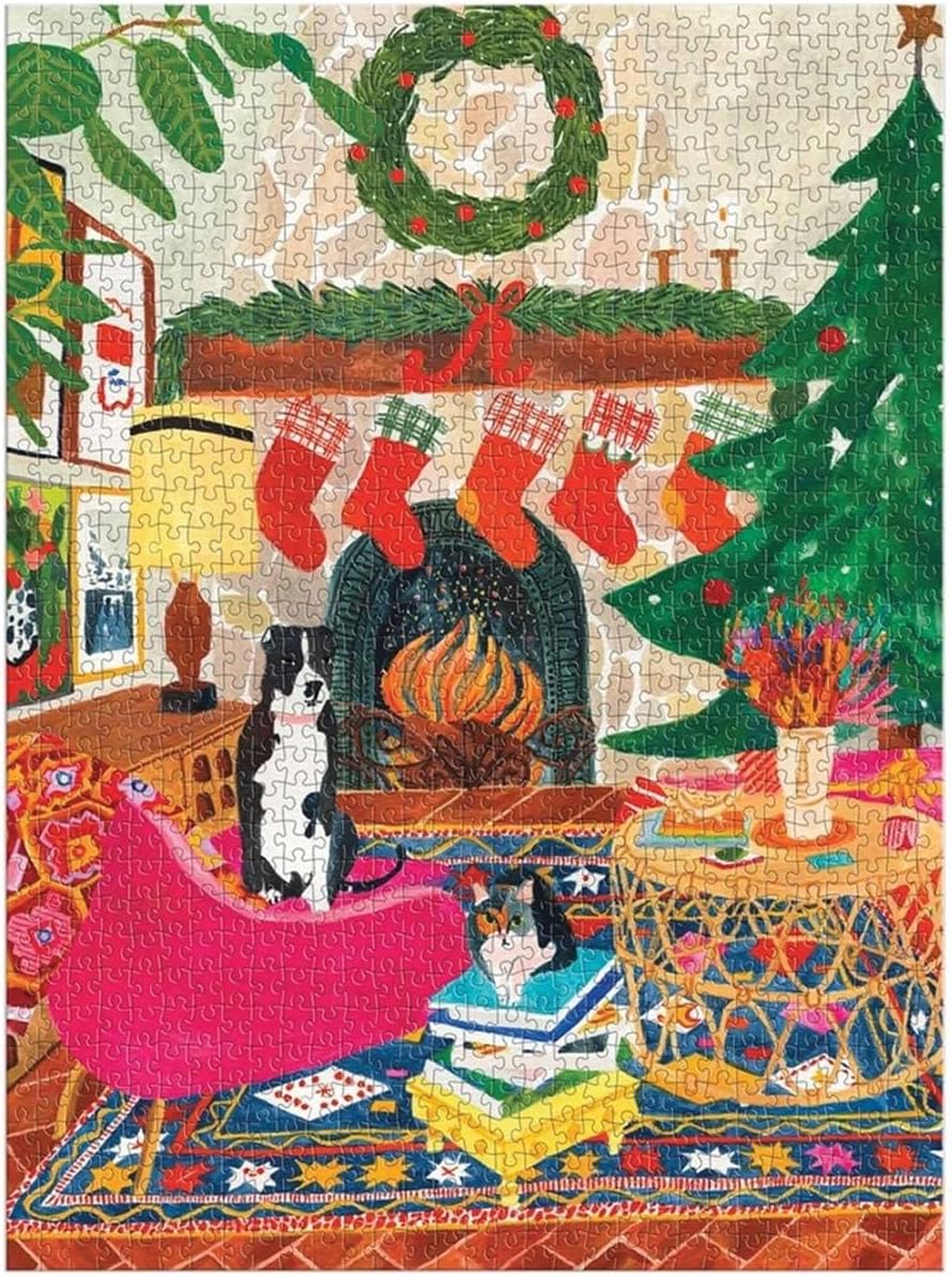 Fireside Friends 1000 Piece Puzzle