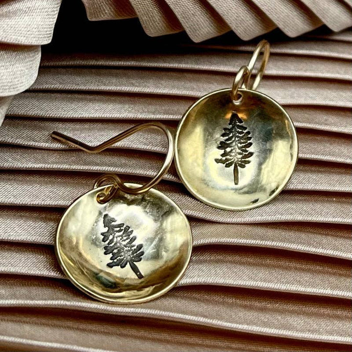 Gold Forest Cove Earrings