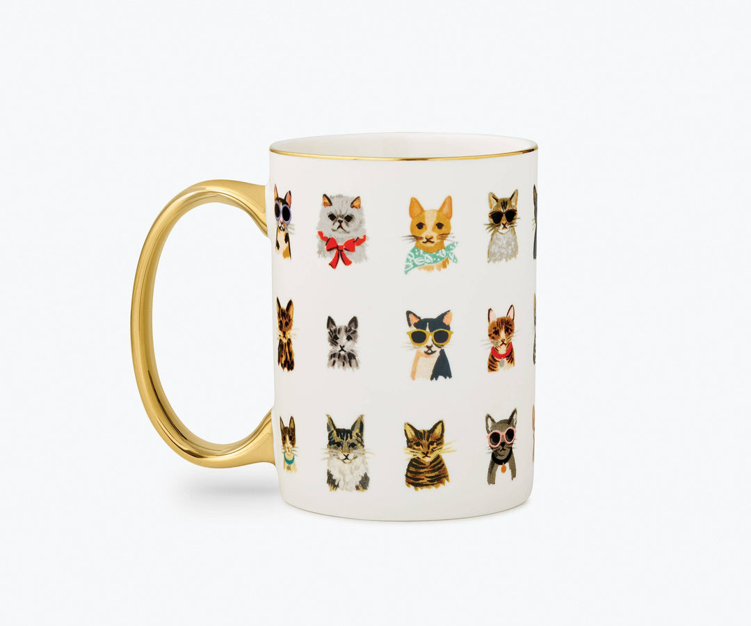 Cool Cats Porcelain Mug - Merry Piglets