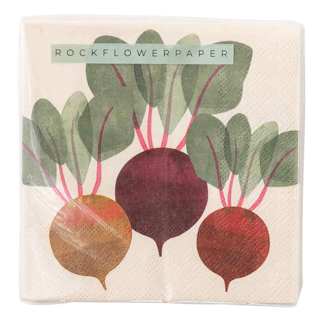 Three Beets Paper Napkins