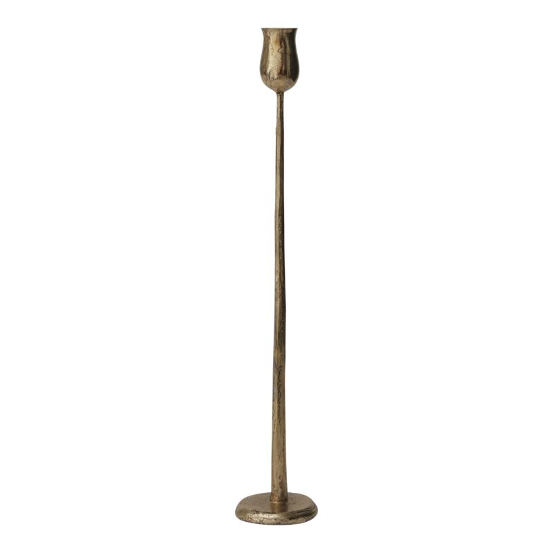 Auric Metal Candlestick