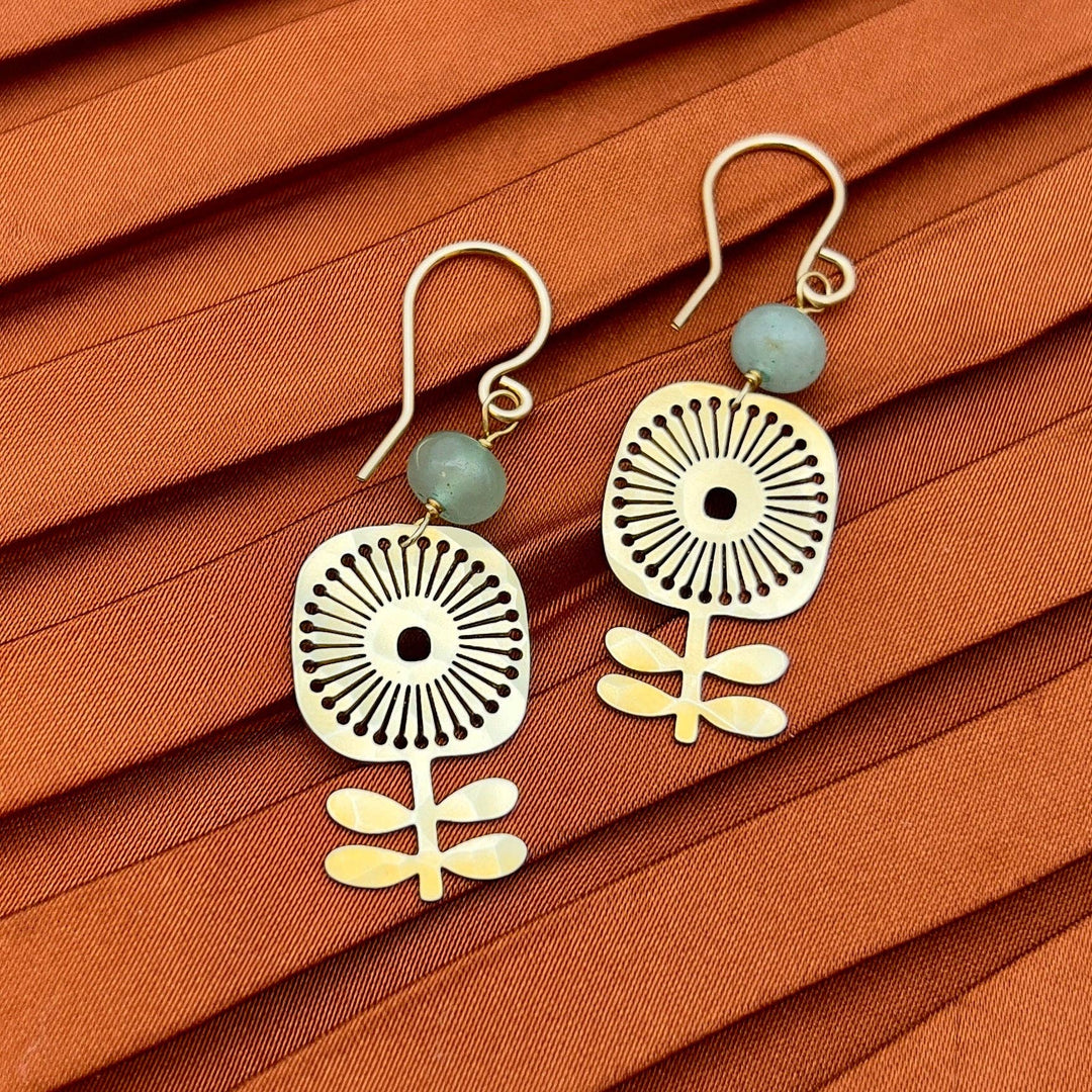 Gold Verdure Earrings