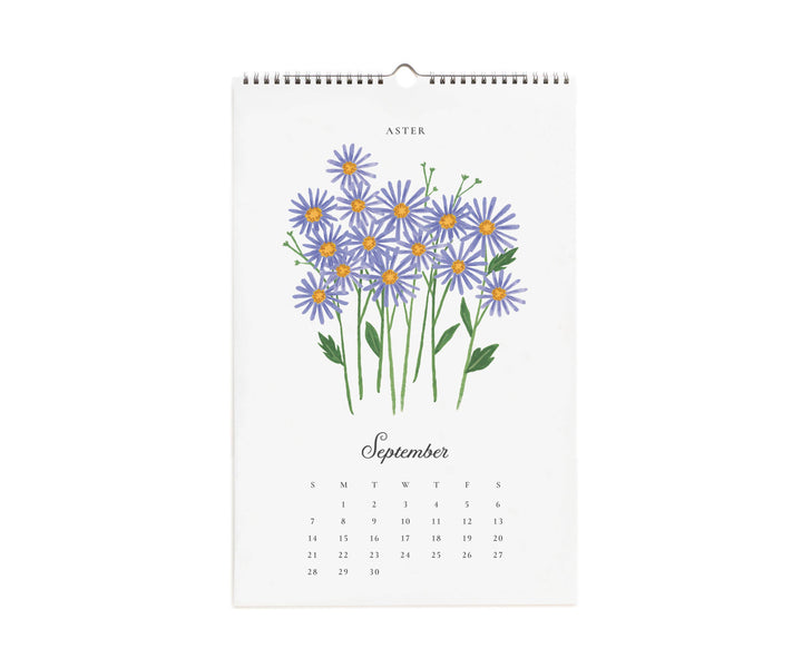 2025 Say It With Flowers Wall Calendar