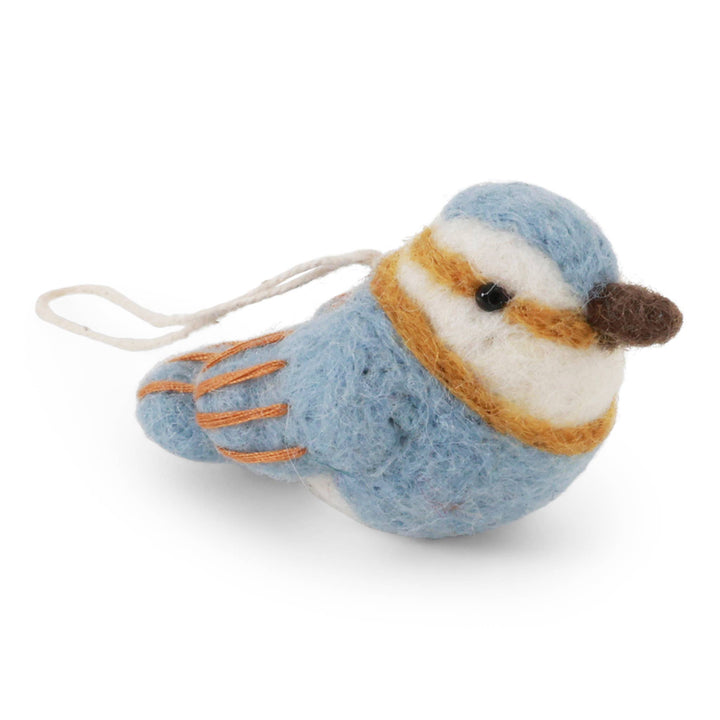 Blue Spinus Bird Ornament