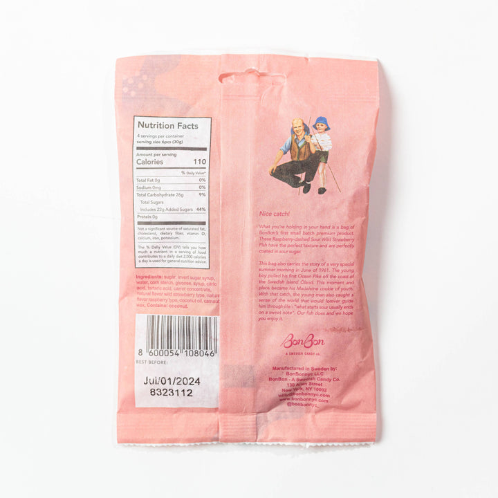 Sour Wild Strawberry Fish Swedish Candy