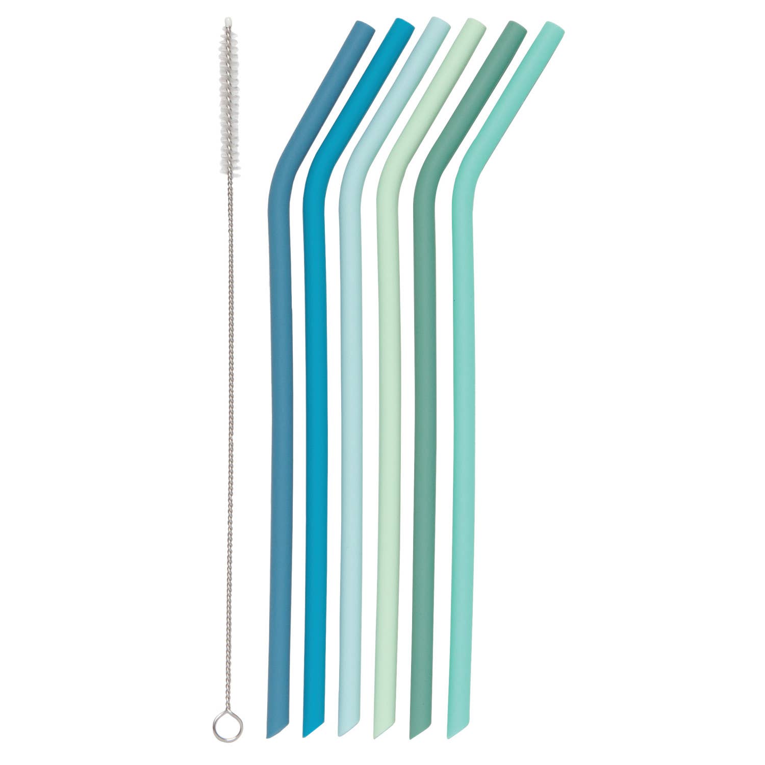 Marina Silicone Smoothie Straws Set of 6 - Thumbnail 2