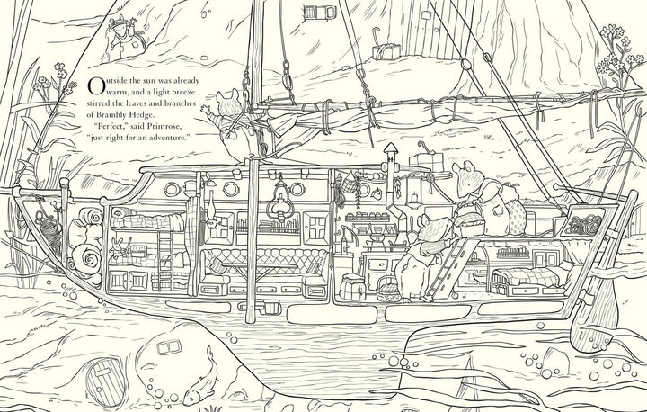 Brambly Hedge Nature Coloring Book