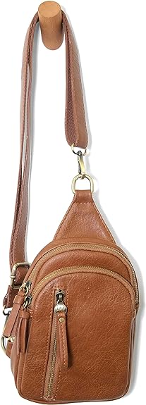 Skyler Sling Bag - Cognac - Merry Piglets