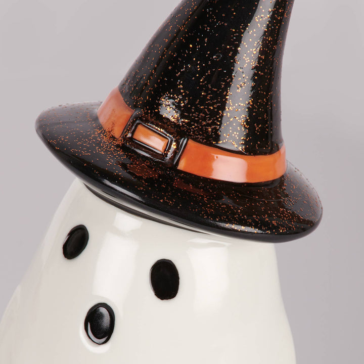 Light-Up Witch Ghost Figurine