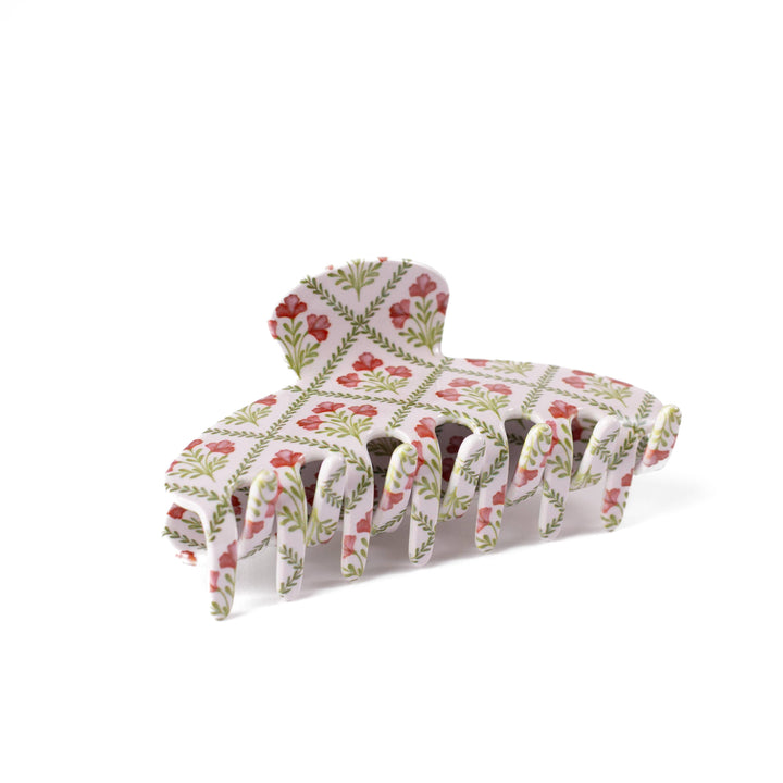 Winter Poppies Claw Clip